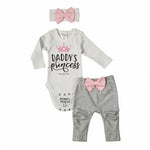 Бебешки комплект от 3 части за момиче Daddy's Princess Morismo VIRAKIDS