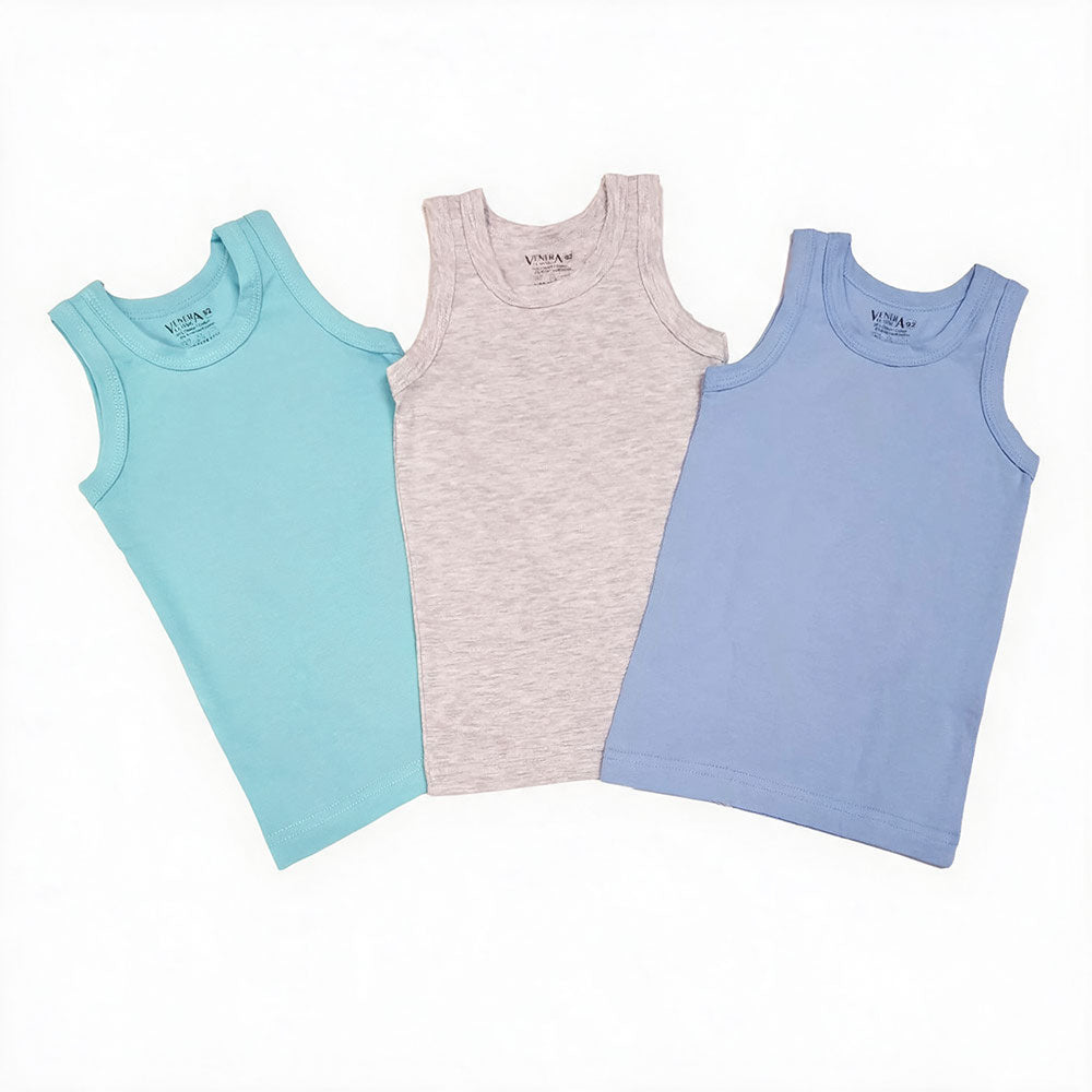 Pure Cotton Boys' Undershirt Set