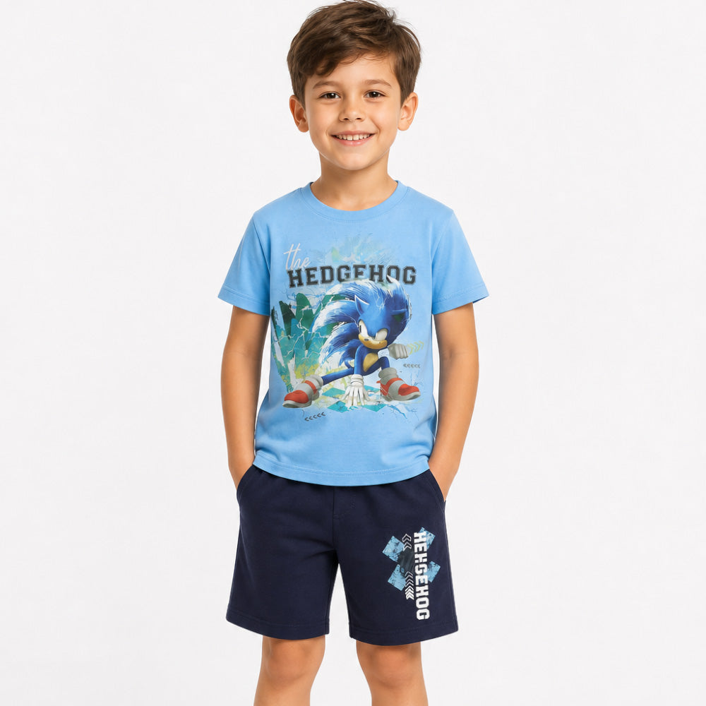 Детски летен комплект със Соник Speed Blue за момче Мариела VIRAKIDS