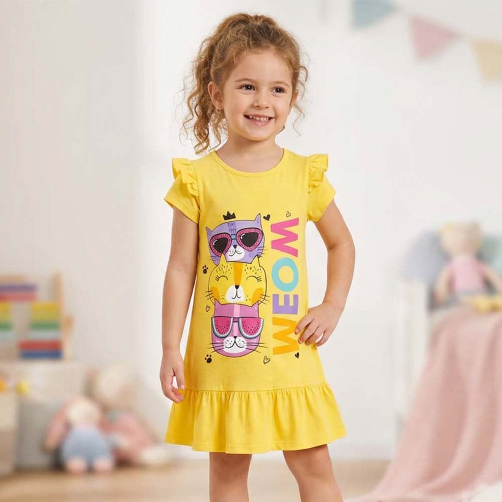 Детска рокля MOEW Cats Мариела | VIRAKIDS