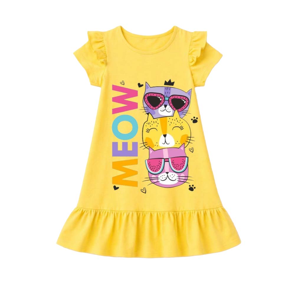 Детска рокля MOEW Cats Мариела | VIRAKIDS